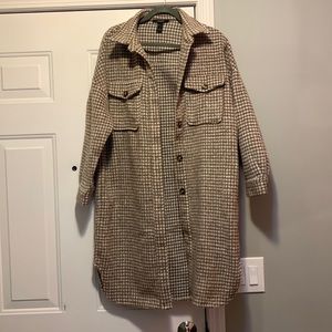 Forever 21 checkered/plaid jacket size S